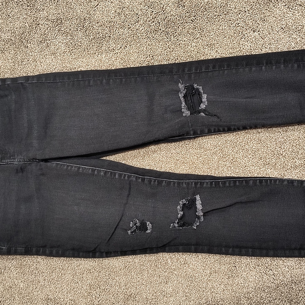 American Eagle Outfitters Charcoal Stretch Jeans Size 2 Short